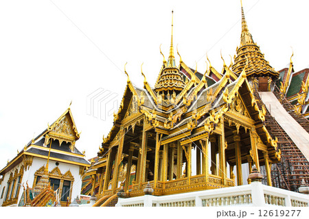 Wat pra kaew, Grand palace ,Bangkok,Thailand. 12619277