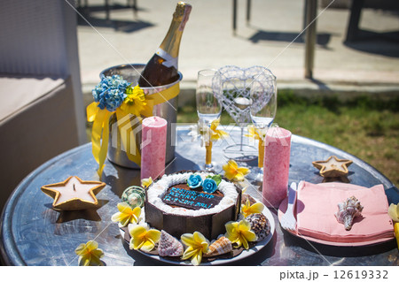 Wedding Ceremony at the Tropical Coast Line 12619332