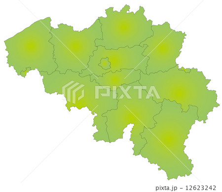 ベルギーの地図 12623242
