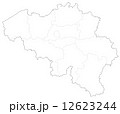 ベルギーの地図 12623244