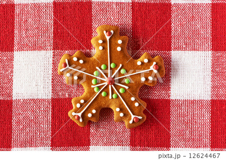 Christmas homemade gingerbread cookie 12624467