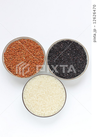 古代米と白米 12626470