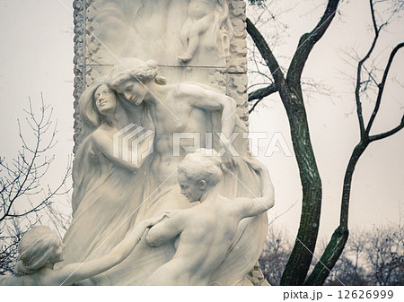 Detail of Johann Strauss Statue in Vienna Detail of Johann Strauss Statue in Vienna 12626999