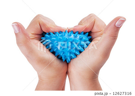 Woman hands with massage ball 12627316