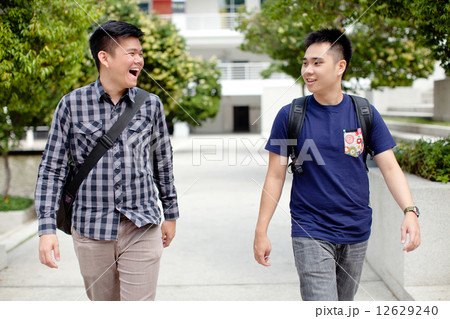 Male Student on University CampusMale Student on University Campus Male Student on University CampusMale Student on University Campus 12629240