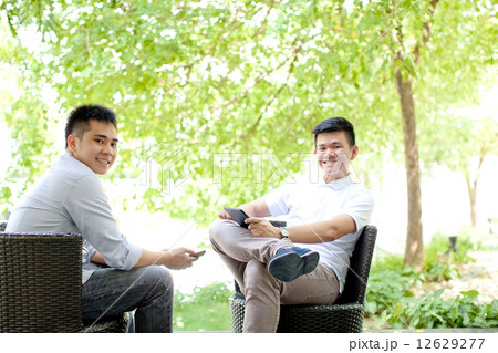 Male Student on University CampusMale Student on University Campus 12629277