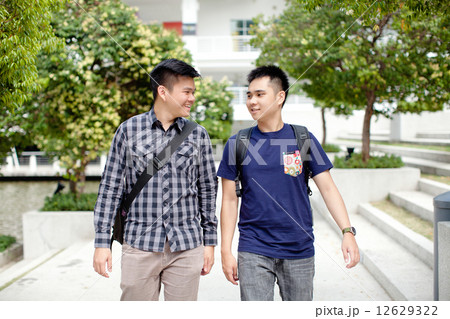 Male Student on University CampusMale Student on University Campus Male Student on University CampusMale Student on University Campus 12629322