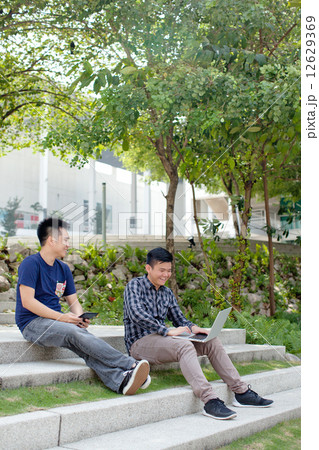 Male Student on Campus 12629369