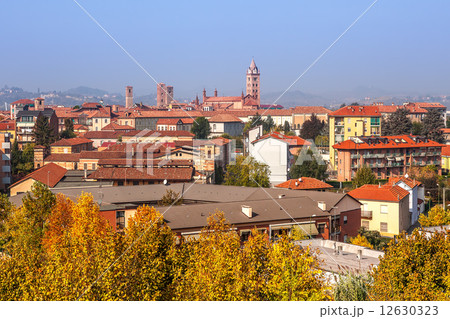 View of Alba in autumn. View of Alba in autumn. 12630323