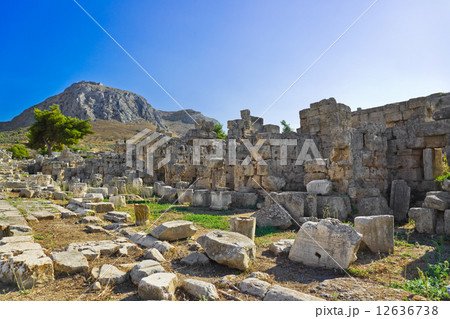 Ruins in Corinth, Greece 12636738