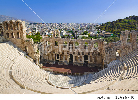The Odeon theatre at Athens, Greece 12636740