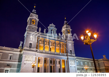 Almudena Cathedral at Madrid Spain 12636993