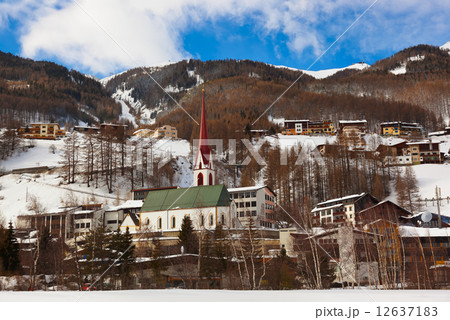 Mountains ski resort Solden Austria Mountains ski resort Solden Austria 12637183