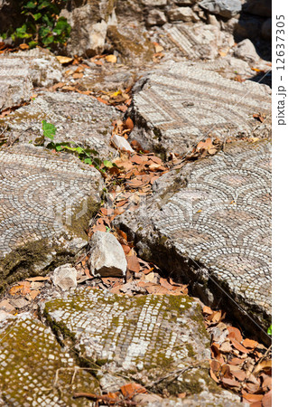 Old mosaic in Olympos Turkey 12637305