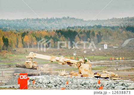 Obstacle remover IMR-2MA in action. Russia 12638873