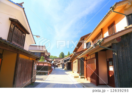 岡山県：吹屋の町並み 12639293