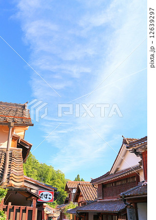 岡山県：吹屋の町並み 12639297