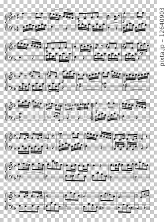 Musical score  12640903