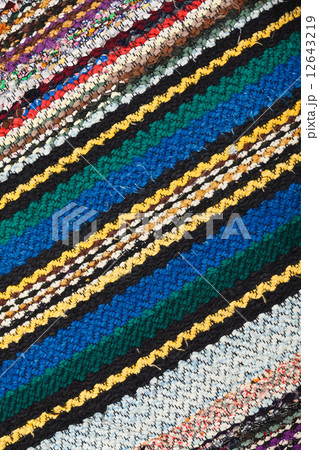 Picture of Bulgarian hand-made rag-carpets 12643219