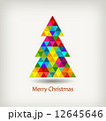 christmas tree in rainbow colors 12645646