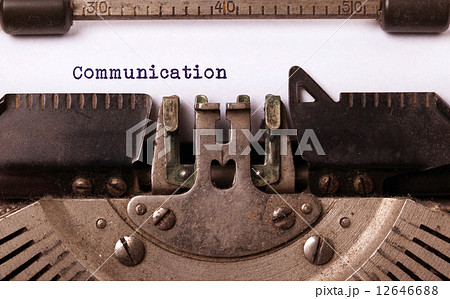 Vintage inscription made by old typewriter Vintage inscription made by old typewriter 12646688