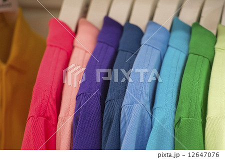 short sleeves polo shirt on display stand 12647076