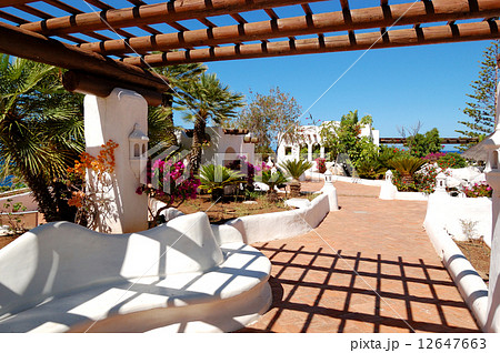 Recreation area at the  luxury hotel, Tenerife island, Spain 12647663