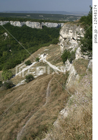 Cave City Chufut-Kale in the Crimean peninsula 12648174