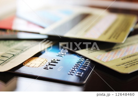 Credit cards and banknote (macro) Credit cards and banknote (macro) 12648460