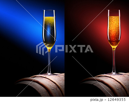 luxury glass of champagne luxury glass of champagne 12649355