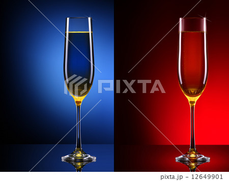 luxury glass of champagne luxury glass of champagne 12649901