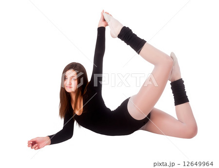 fitness woman making exercise fitness woman making exercise 12649964