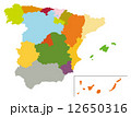 スペインの地図 12650316