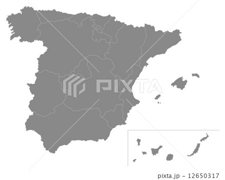 スペインの地図 12650317