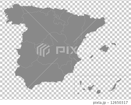 スペインの地図 12650317