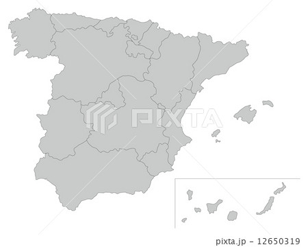 スペインの地図 12650319