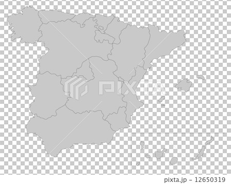 スペインの地図 12650319