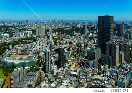東京ミッドタウンと都市風景 12650471