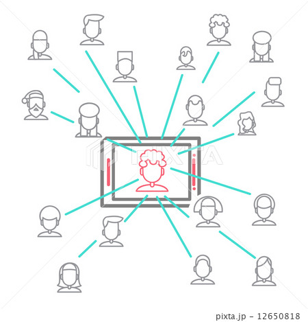 Social Networking People Conceptual Vector Design Social Networking People Conceptual Vector Design 12650818