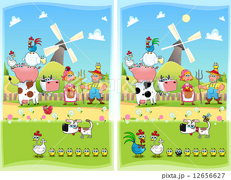 Spot the differences. 12656627