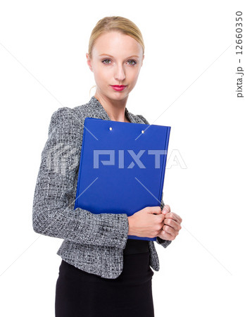 Business officer with clipboard 12660350