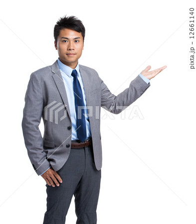Businessman with presentation Businessman with presentation 12661140
