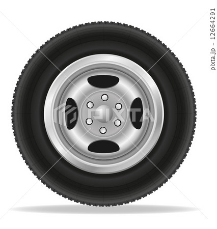 wheel for car vector illustration 12664291