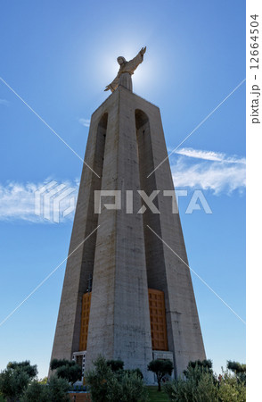 Jesus Christ Monument Cristo-Rei Lisboa in Lisbon 12664504