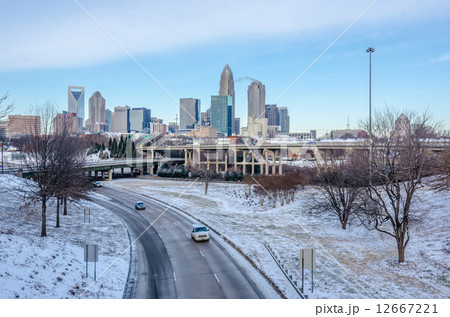 snow plowed public roads in charlotte nc 12667221