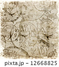 Grunge background . Watches. Time 12668825