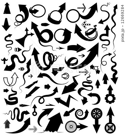 Set of arrow multi shape Set of arrow multi shape 12669284