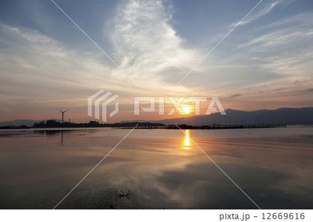 烏丸半島の夕暮れ 烏丸半島の夕暮れ 12669616