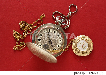 Two pocket watches with chain Two pocket watches with chain 12669867