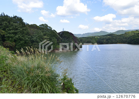 九大の森と蒲田池/福岡県 篠栗町 九大の森と蒲田池/福岡県 篠栗町 12670776